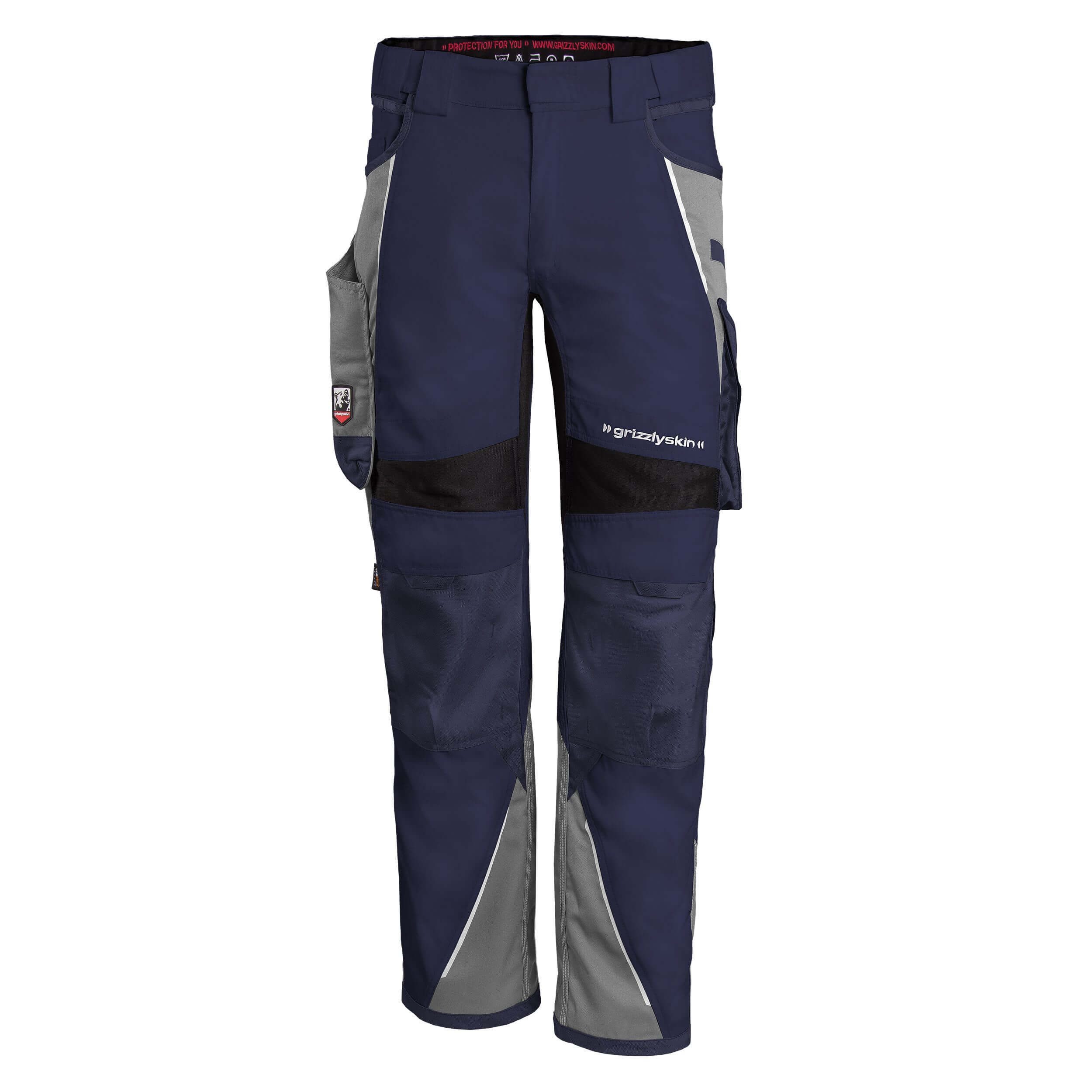 Qualitex Workwear Arbeitshose Bundhose "IRON" marine/grau, Gr. N64