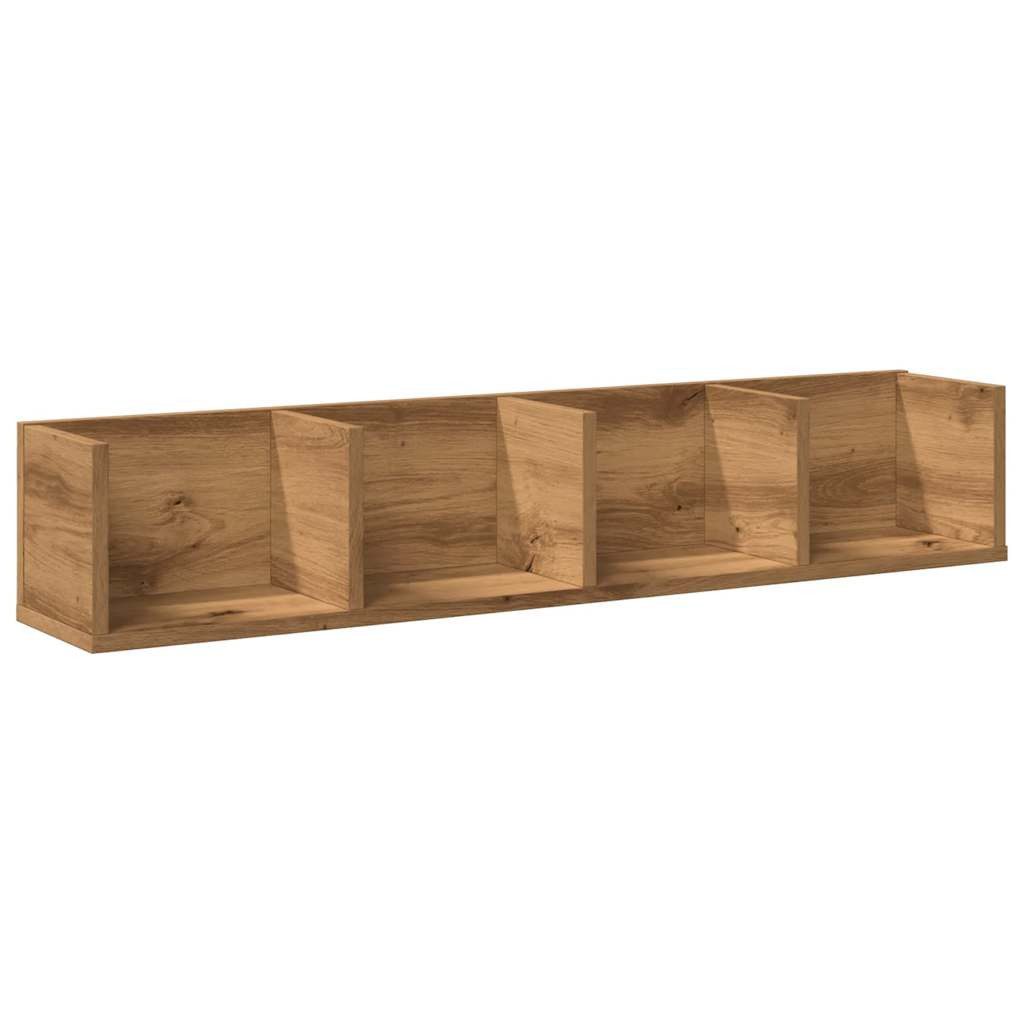 vidaXL Regal CD-Wandregal Artisan-Eiche 100x18x18 cm günstig online kaufen