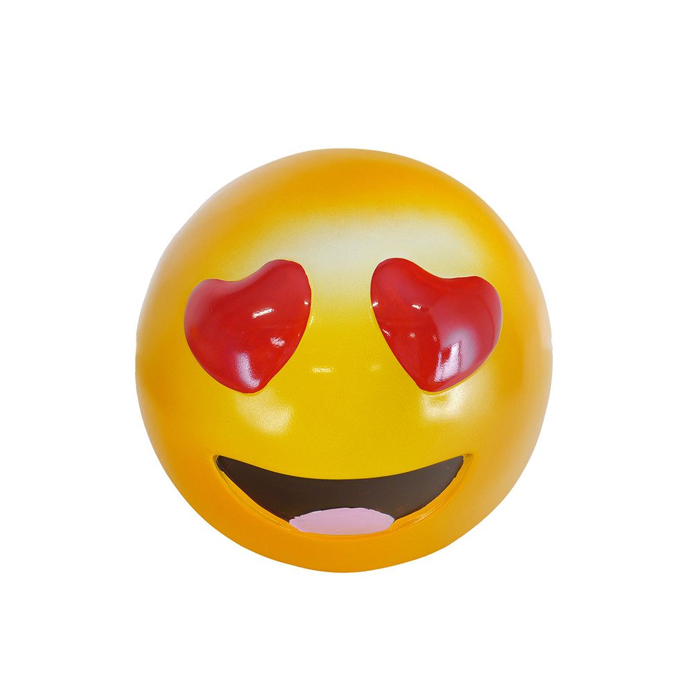 AFG Dekofigur Emoji Smiley Herz für Haus & Garten (1 St)