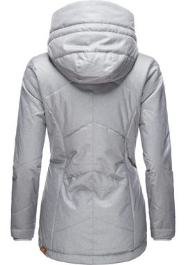 Ragwear Winterjacke Gordon sportliche, gefütterte Outdoorjacke m. Kapuze