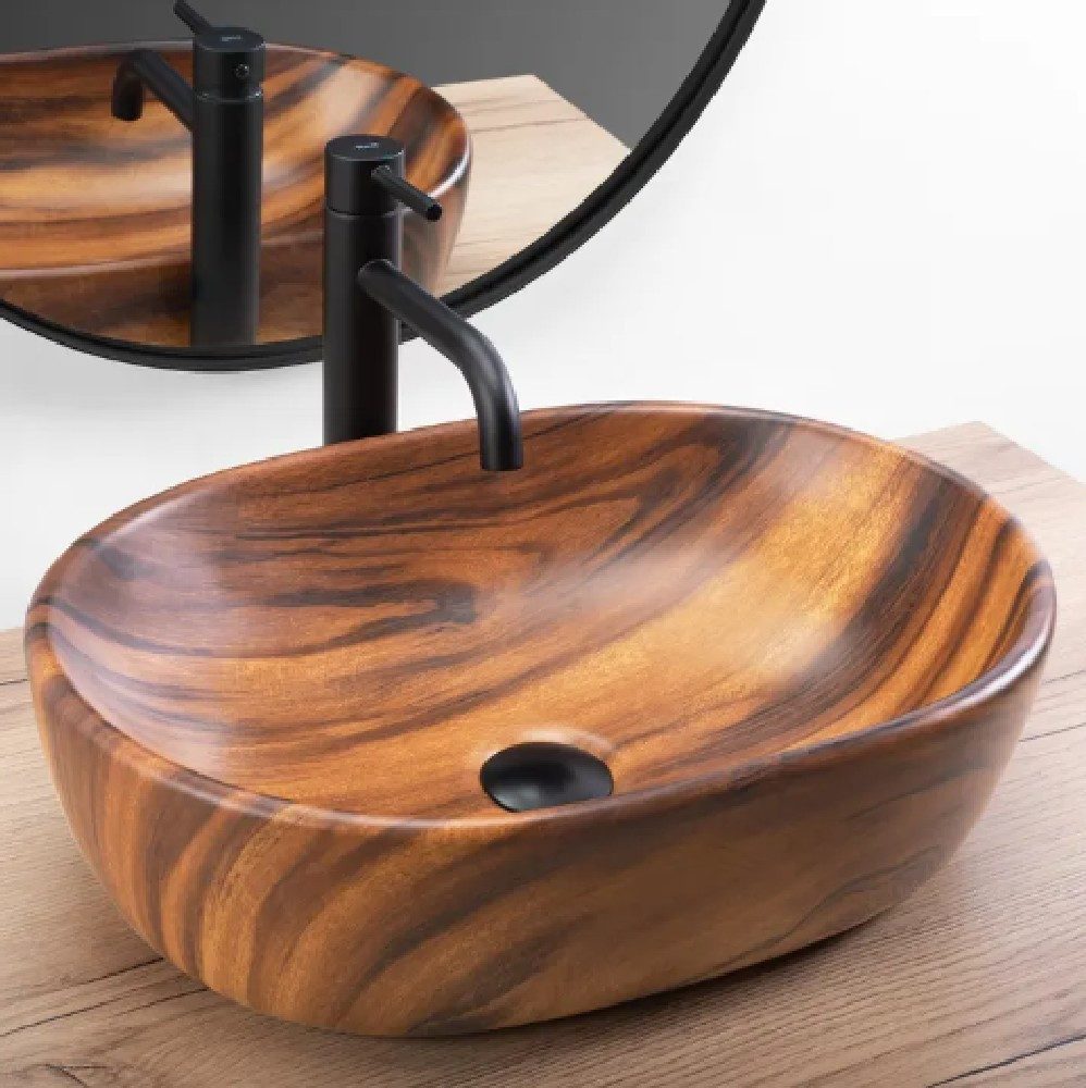 GTM Design Aufsatzwaschbecken AMELIA Modern Waschbecken günstig online kaufen