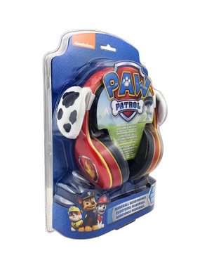 eKids Paw Patrol Kopfhörer Marshall mit coolen 3D Hundeohren Kinder-Kopfhörer (Lautstärkeregelung)