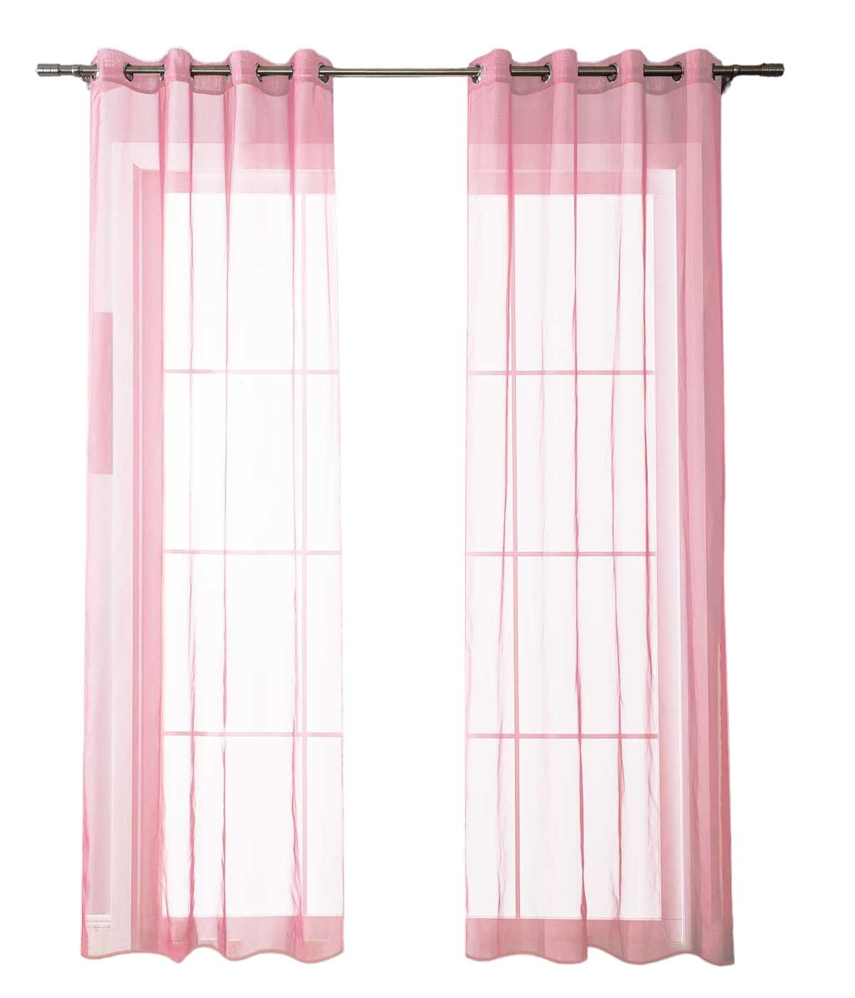Gardinenbox Gardine (2 St), Ösen, transparent, Voile, Ösenvorhänge Voile »U günstig online kaufen