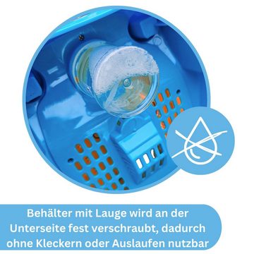 alldoro Seifenblasenspielzeug 60617, Rasenmäher für Kinder mit Seifenblasen-Funktion, LED und Hupe