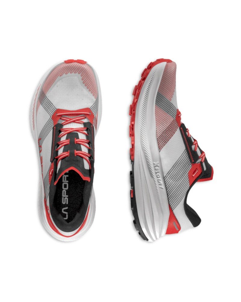 La Sportiva Prodigio Max (für lange Strecken) weiss/rot Herren Laufschuh