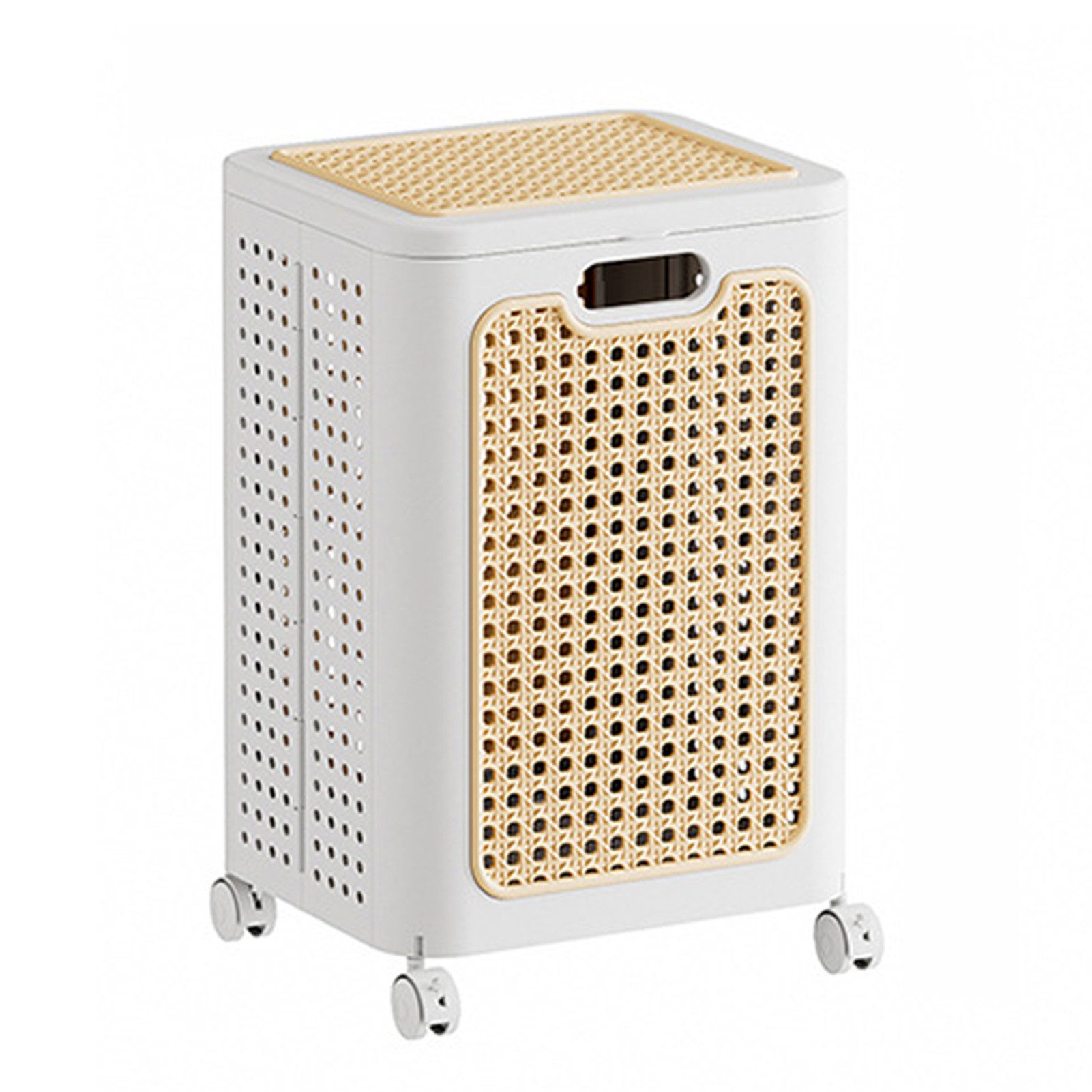 Jumpeak Wäschebox Wäschekorb mit Deckelr für Bad Wäsche Schmutzwäsche,Korb,Box, Sammle für Schlafzimmer,Bad,Schlafsaal,Waschküche,Wäschetonne