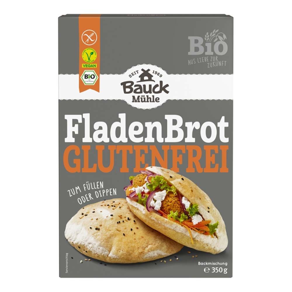 Bauck Mühle Backmischung Backmischung - FladenBrot glutenfrei 350g