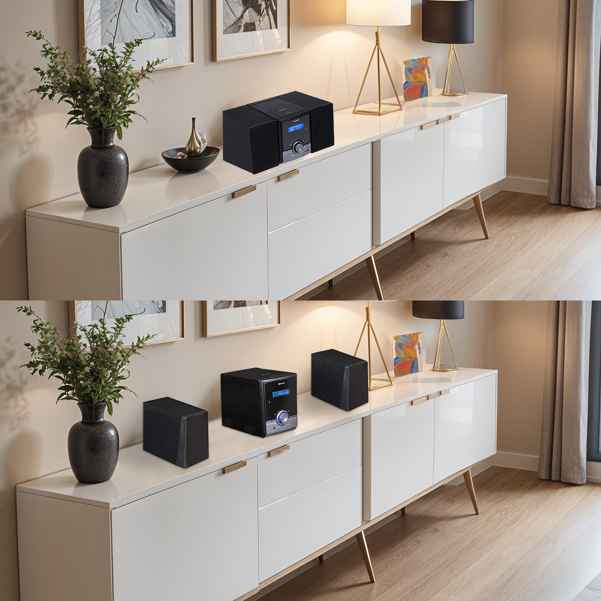 Denver MDA-285 Stereoanlage (FM, DAB, einfache Bedienung)