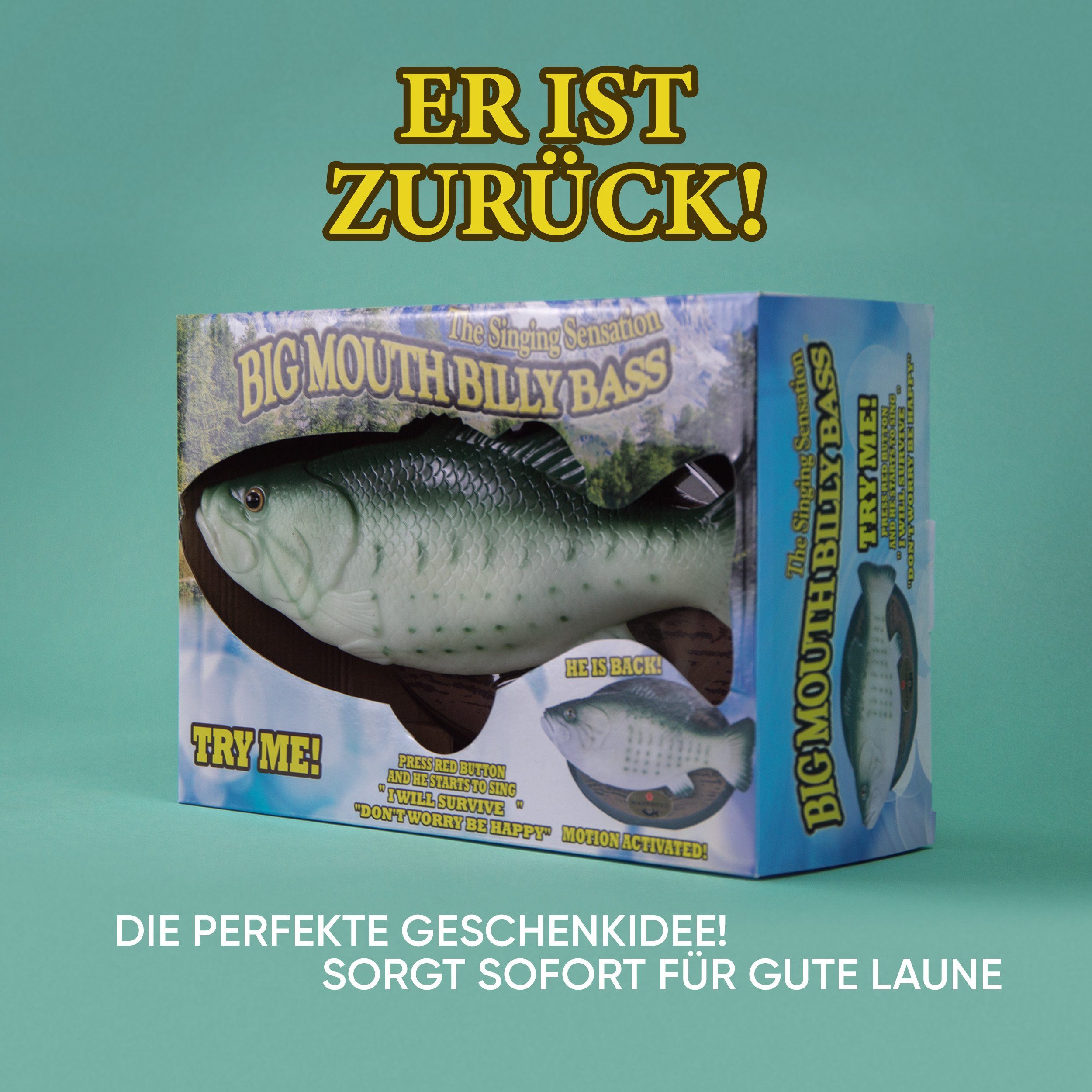 vevendo Dekofigur Big Mouth Billy Bass - Der singende & tanzende Fisch, kul günstig online kaufen
