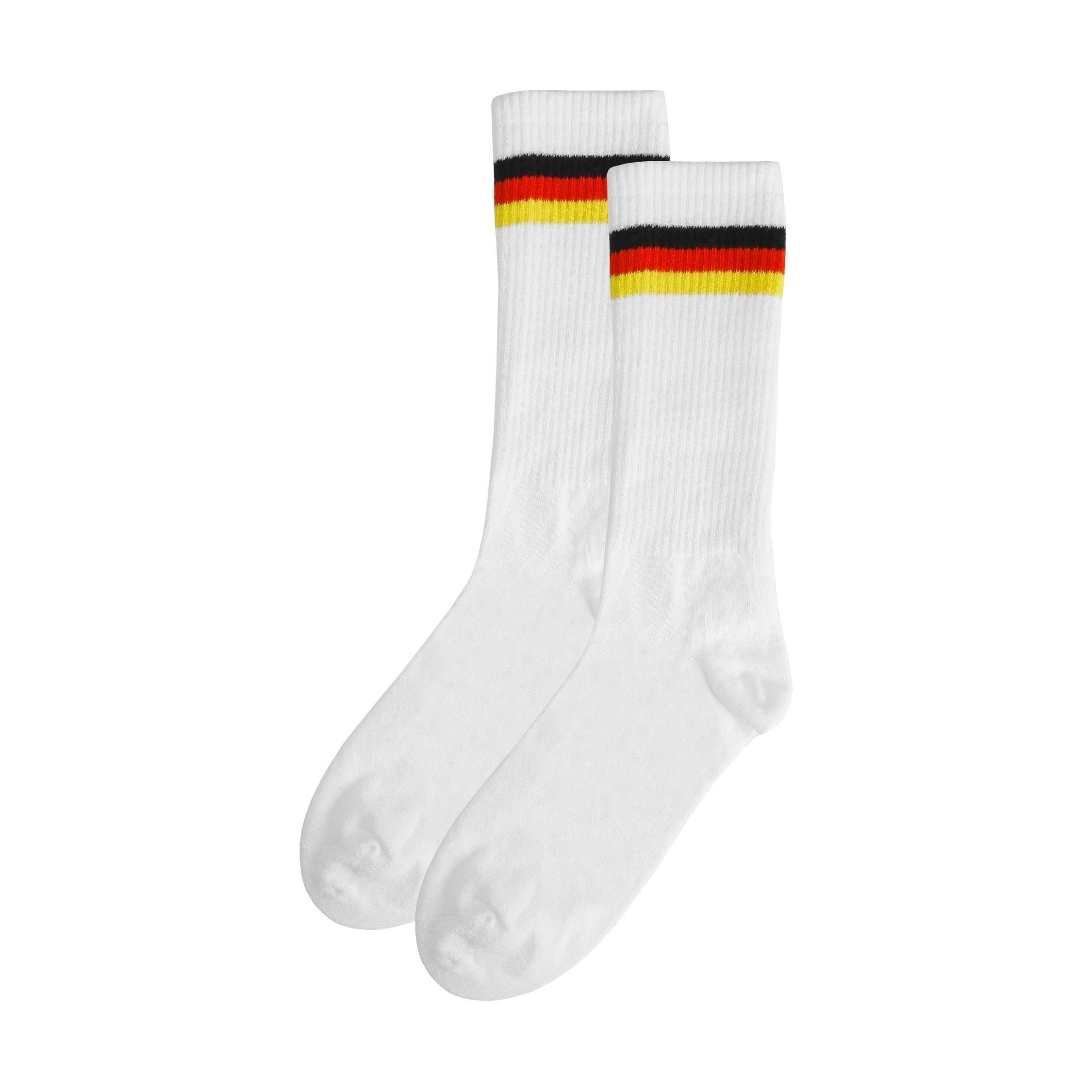 elasto Flagge Unisex Deutschland Socken - Fanartikel für EM 2024 in Größe 38-41