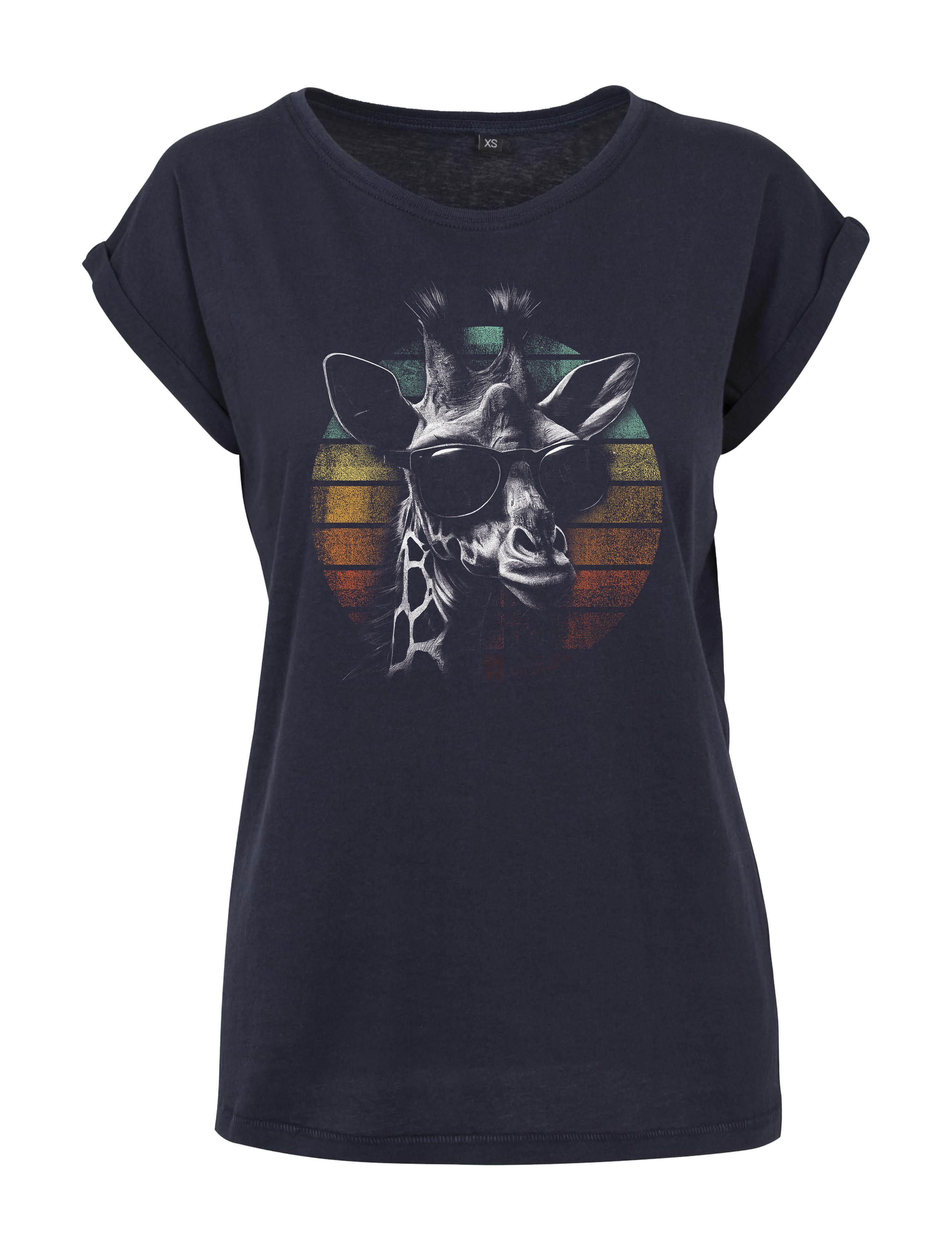 Youth Designz Print-Shirt "Retro Giraffe" Damen günstig online kaufen