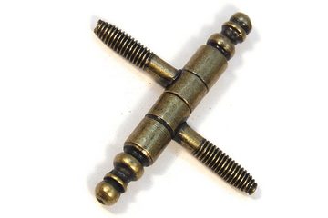 IHC Möbelbeschlag Tür-Scharnier Einbohrbänder Aufschraubband Türband Bronze Spezielle (2 St)