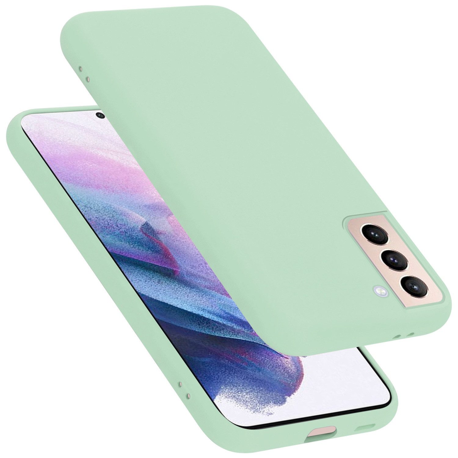 Cadorabo Handyhülle für Samsung Galaxy S22 Hülle Samsung Galaxy S22, Flexible Hülle TPU Silikon Schutzhülle Back Cover Case