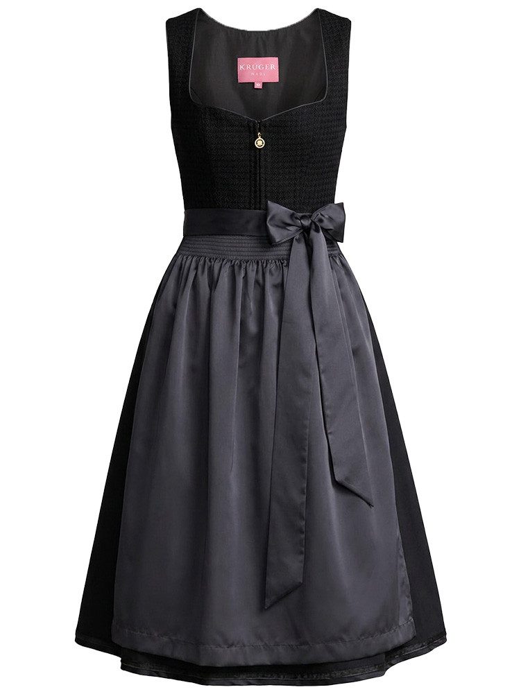 Krüger Madl Dirndl Dirndl Glorina 70cm Länge schwarz
