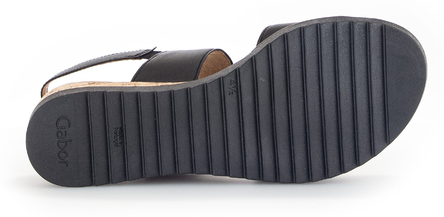 Gabor GENUA Keilsandalette, Riemchensandale, Sommerschuh, Komfortschuh in Weite G (weit)