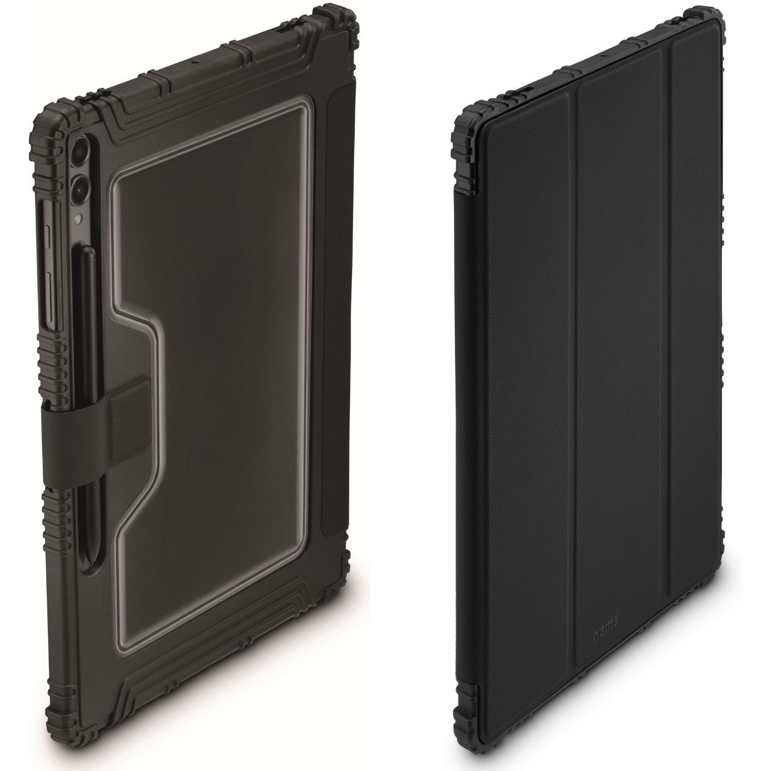Hama Tablet-Hülle Rugged Case Smart Tasche Book Cover Stoßfest 12,4 Zoll, Ständer Schutz-Hülle Rugged Case für Samsung Galaxy Tab S10+ 12,4"