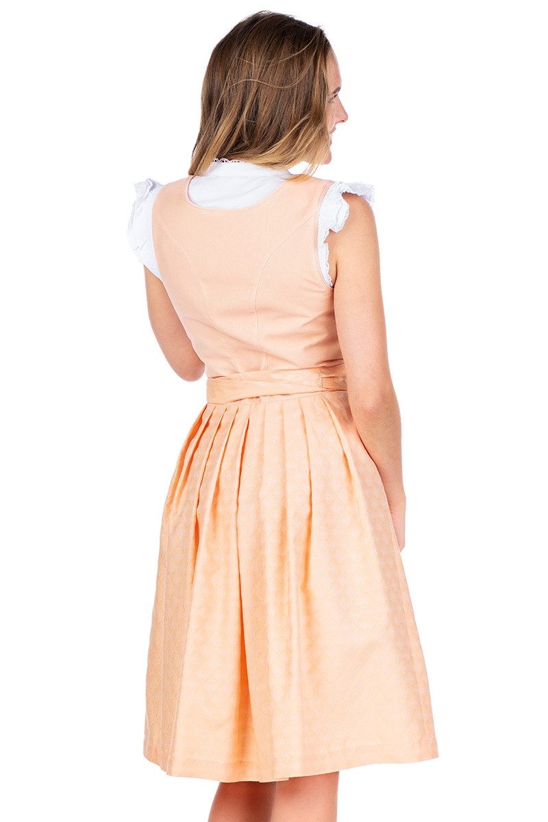 MarJo Dirndl Samt Dirndl 2tlg. - MÖNCHSROTH - peach
