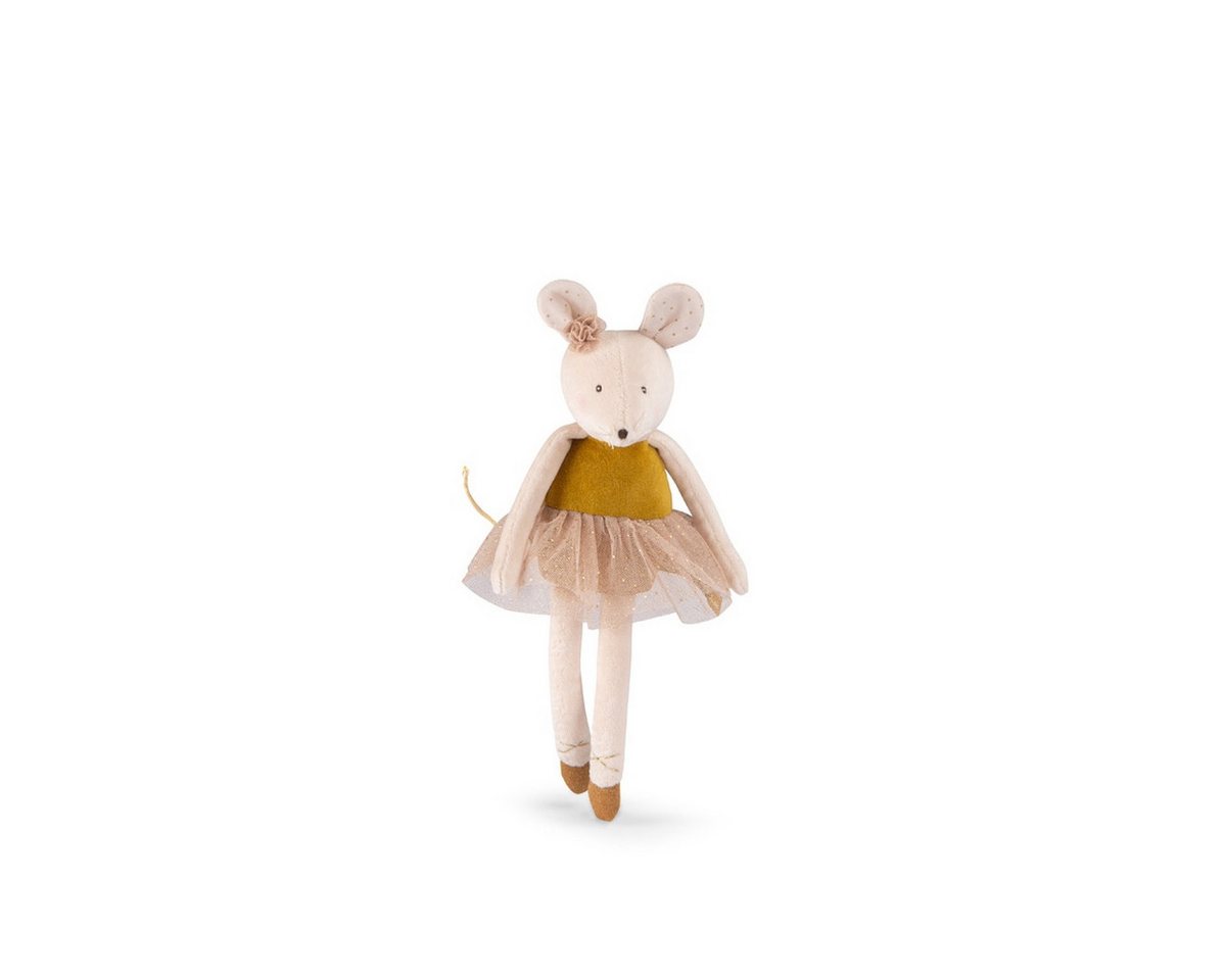 Moulin Roty Kuscheltier Plüschtier Maus gold weiches Kuscheltier für Babys und Kinder (1-St)