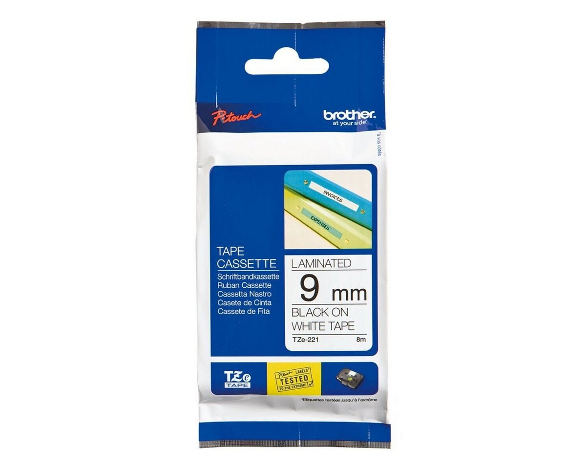 Thumbnail - Brother Beschriftungsband TZe, 9 mm x 8 m, 9,00 mm x 8,00 m, laminiert