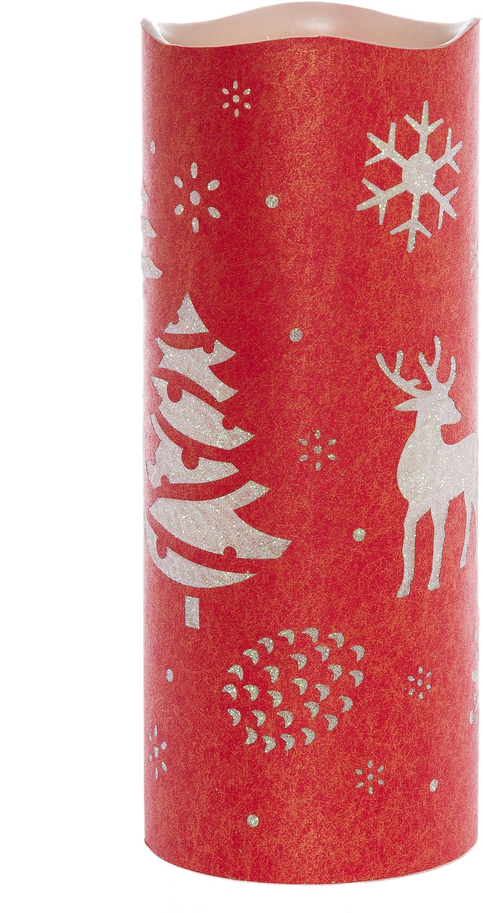 Motiv Myflair Accessoires LED-Kerze (1-tlg), mit Weihnachtsdeko winterlichem & Möbel
