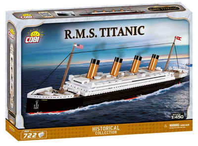 COBI Konstruktionsspielsteine »Cobi 1929 R.M.S. Titanic Kreuzfahrschiff- 722 pcs«, (Set, 2840 St)