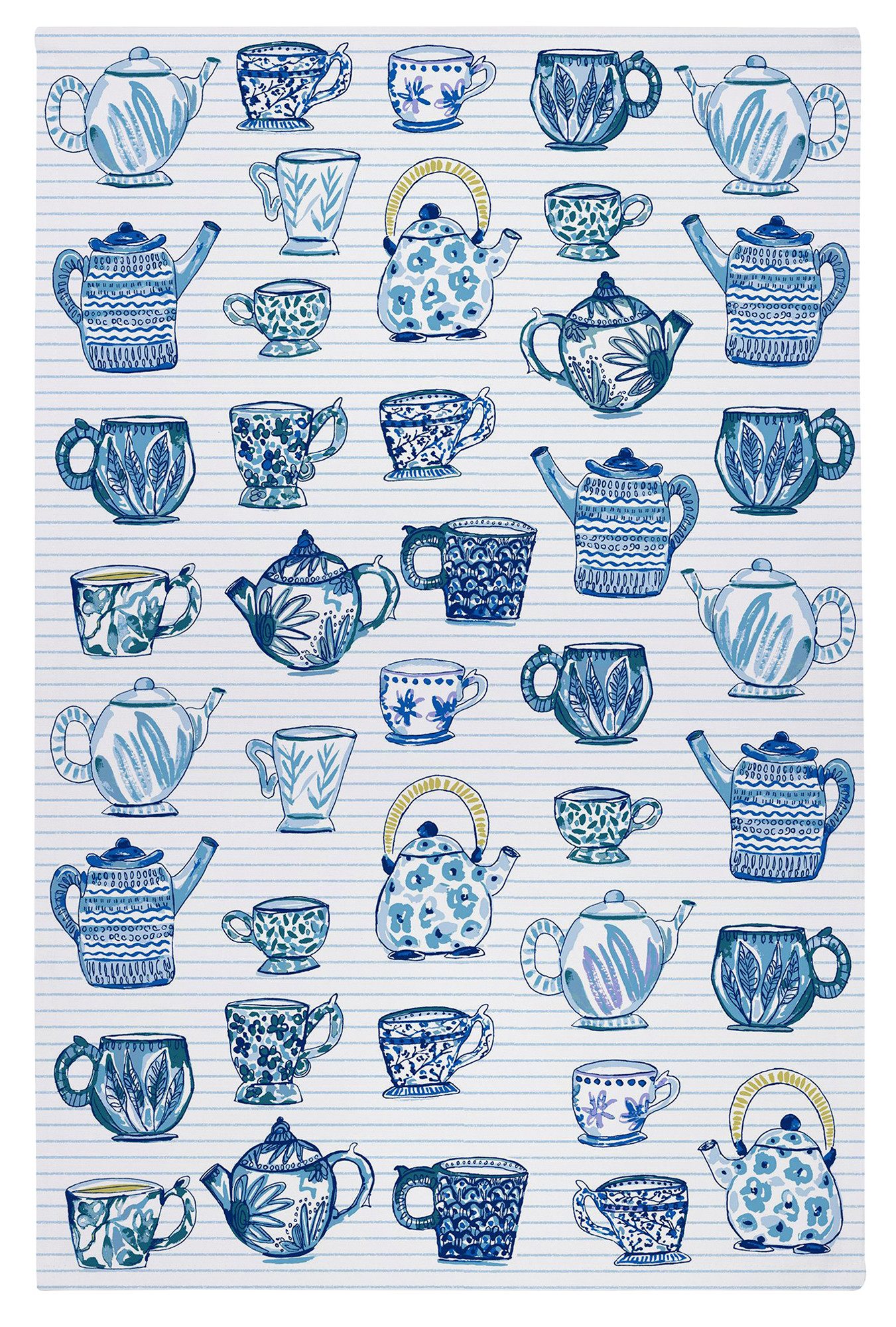 Ulster Weavers Geschirrtuch Tea Cups, (1-tlg., 1-teilig), 100% Baumwolle 48x74cm Küchentuch