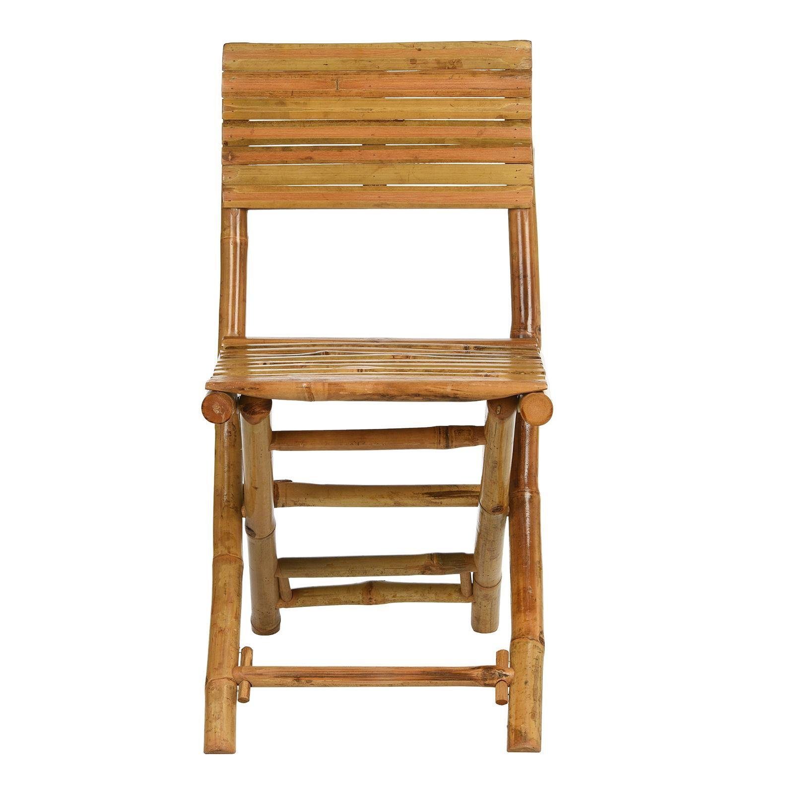 Depot Gartenstuhl Outdoor-Stuhl, klappbar Rachel (Packung), aus Bambusholz,  B 40 Zentimeter, H 80 Zentimeter, T 57 Zentimeter