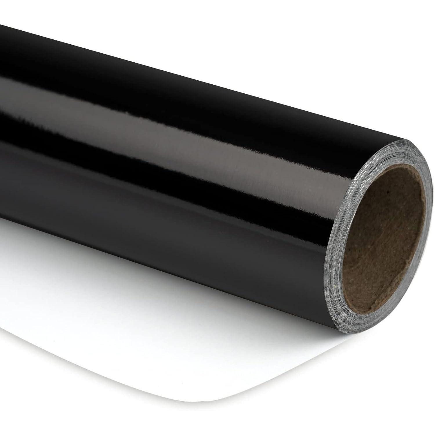 LuxusKollektion Geschenkpapier Geschenkpapier Metallic Minirolle Hochzeit Schwarz Metallic