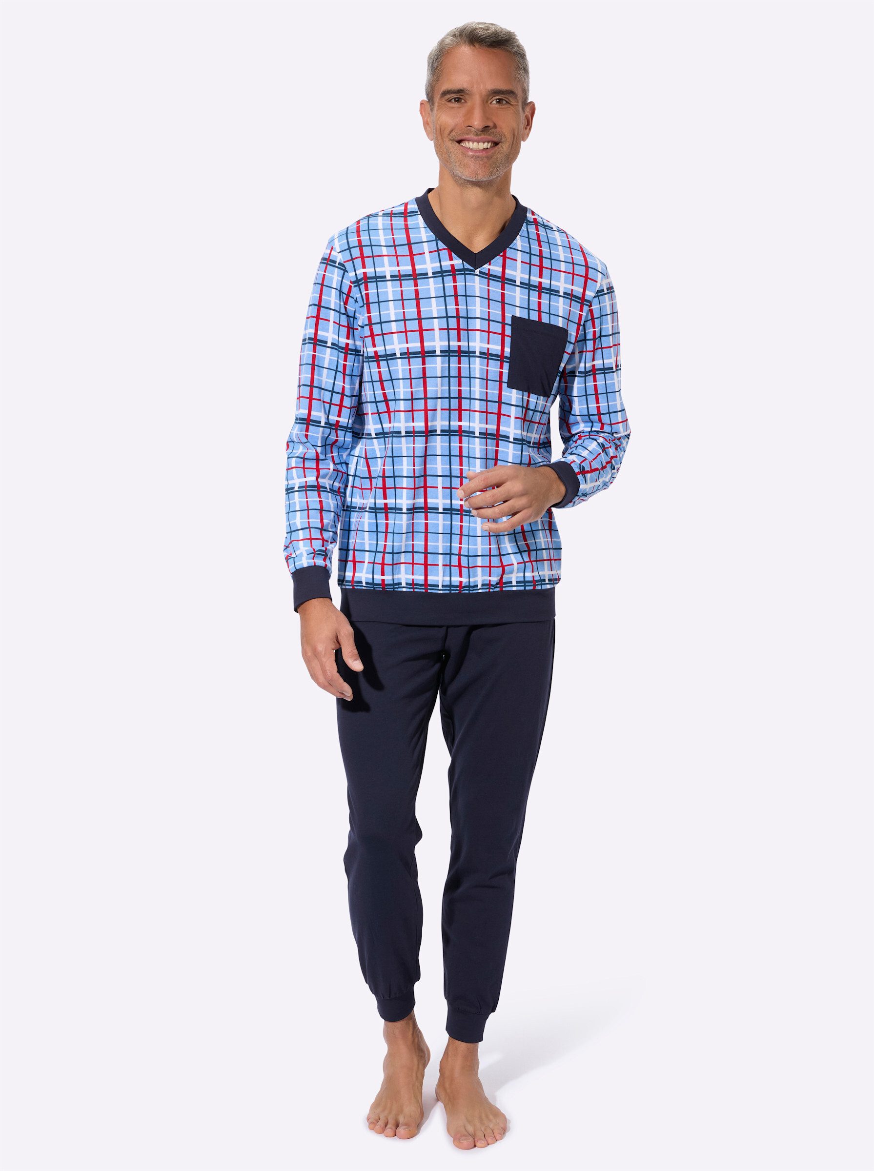 Sieh an! Schlafanzug Schlafanzug Langarm