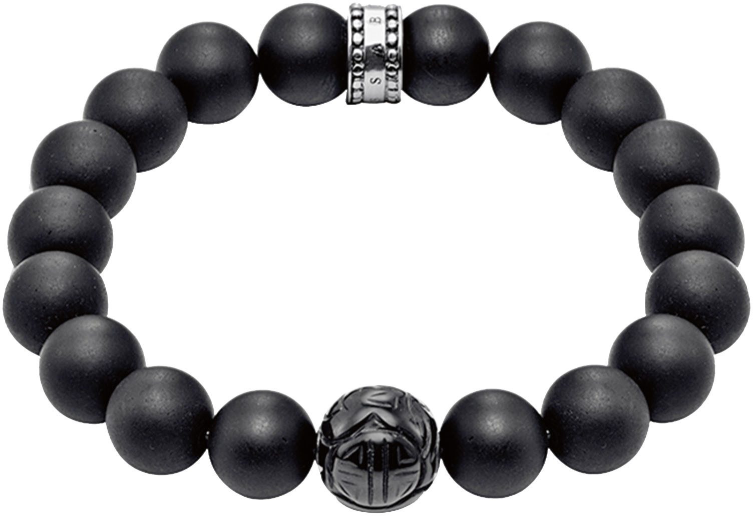 THOMAS SABO Armband Armband Obsidian, mit Obsidian