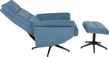 Duo Collection TV-Sessel Hylo mit leichtgängiger Relaxfunktion durch Körperdruck einstellbar, und Taschenfederkern mit Stahlwellenunterfederung