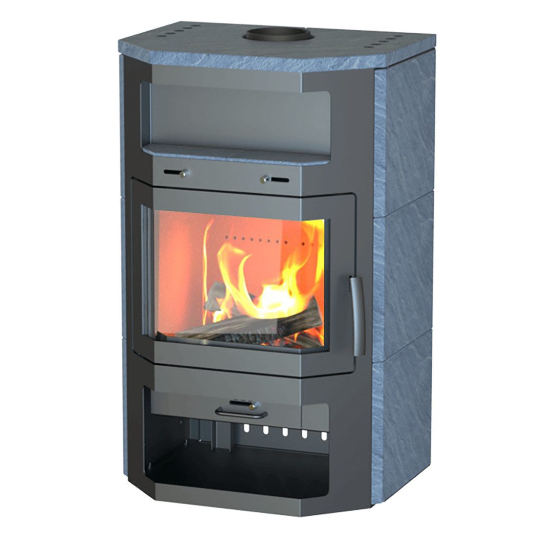 Thermia Kaminofen Bali Max V3 Naturstein, 8 kW, Zeitbrand günstig online kaufen