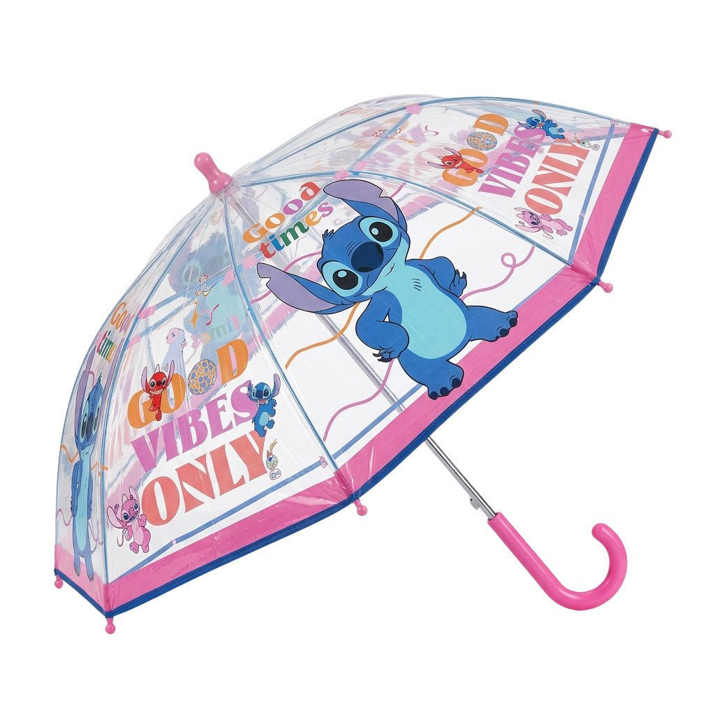 Stitch Stockregenschirm Kinder Regenschirm leicht stabil 74 cm, windfest