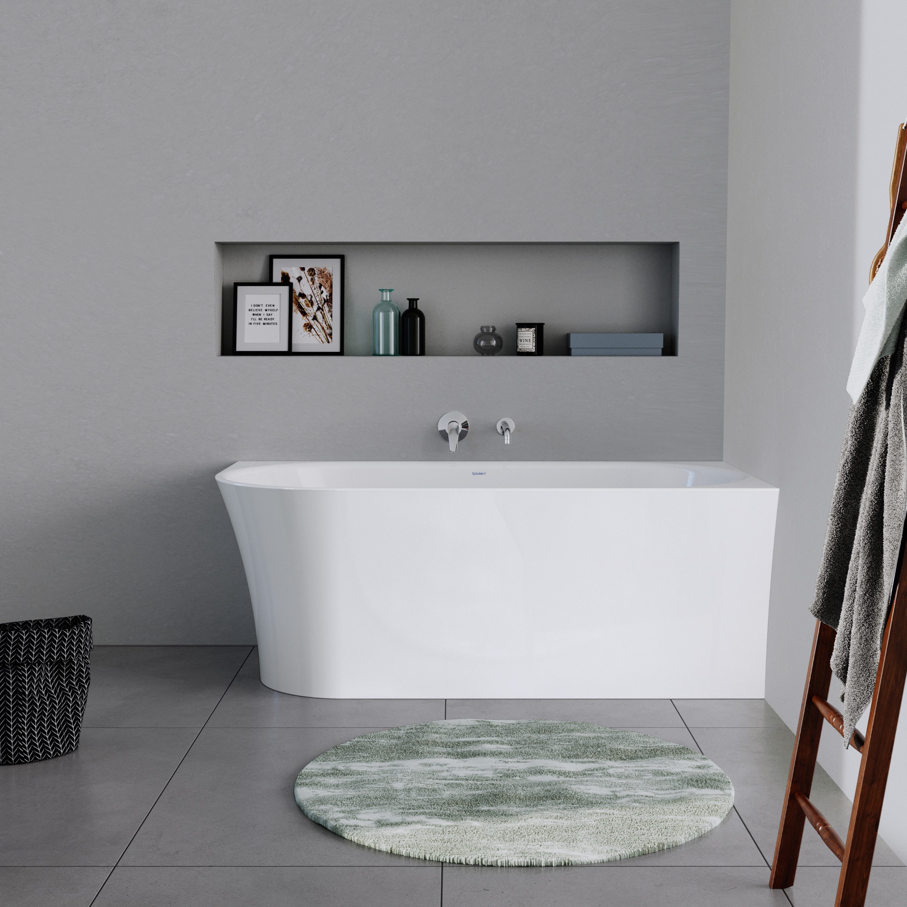 Duravit Badewanne Duravit DuraDelfi, Eck-Badewanne / 150x75x45 cm / Weiß glänzend / Ecke rechts