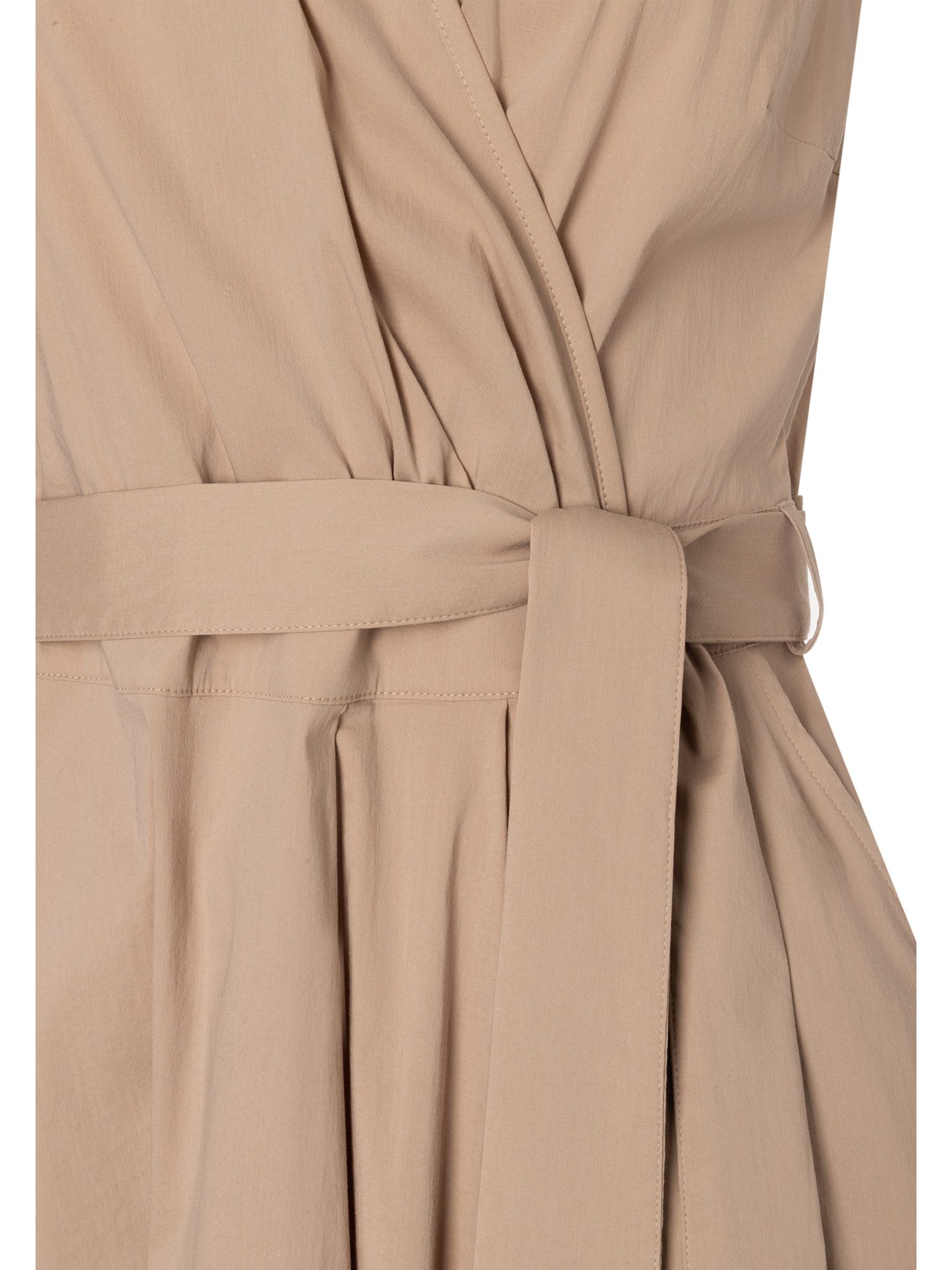 MORE&MORE Blusenkleid raffiniertes Midikleid, Wickeloptik