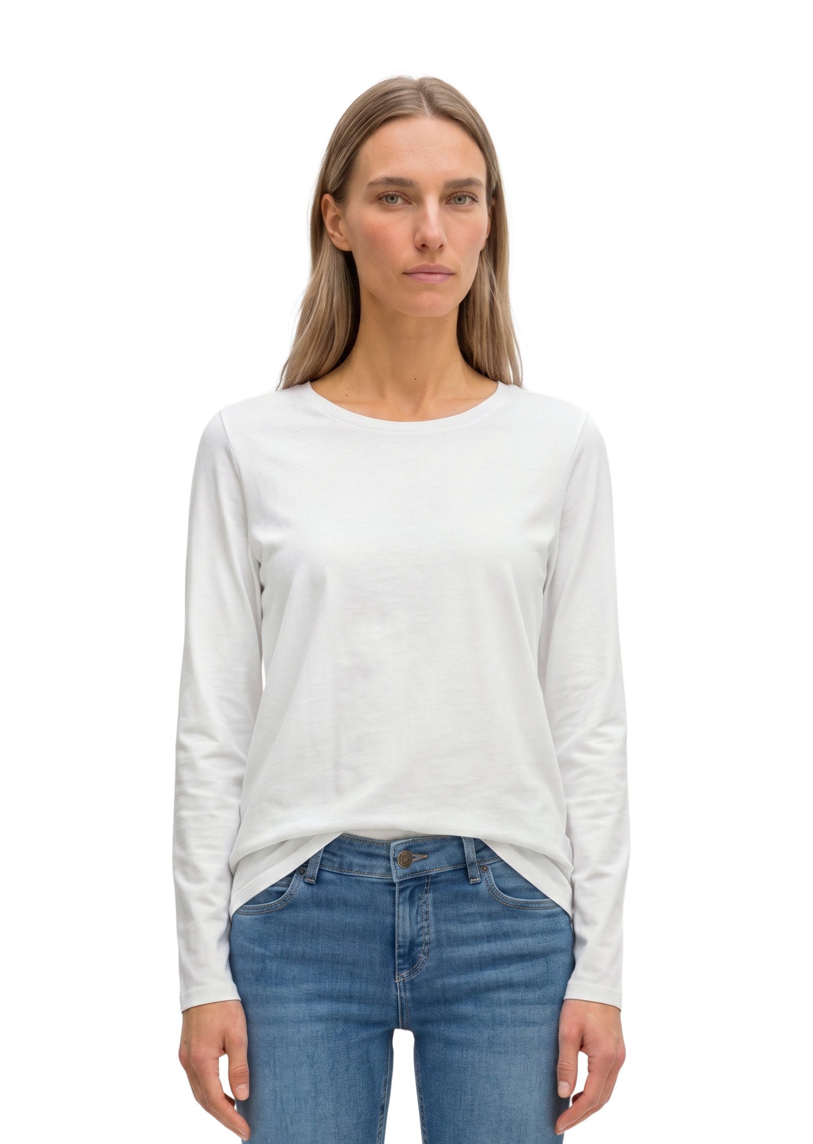 Marc O'Polo Langarmshirt in Organic Cotton-Qualität