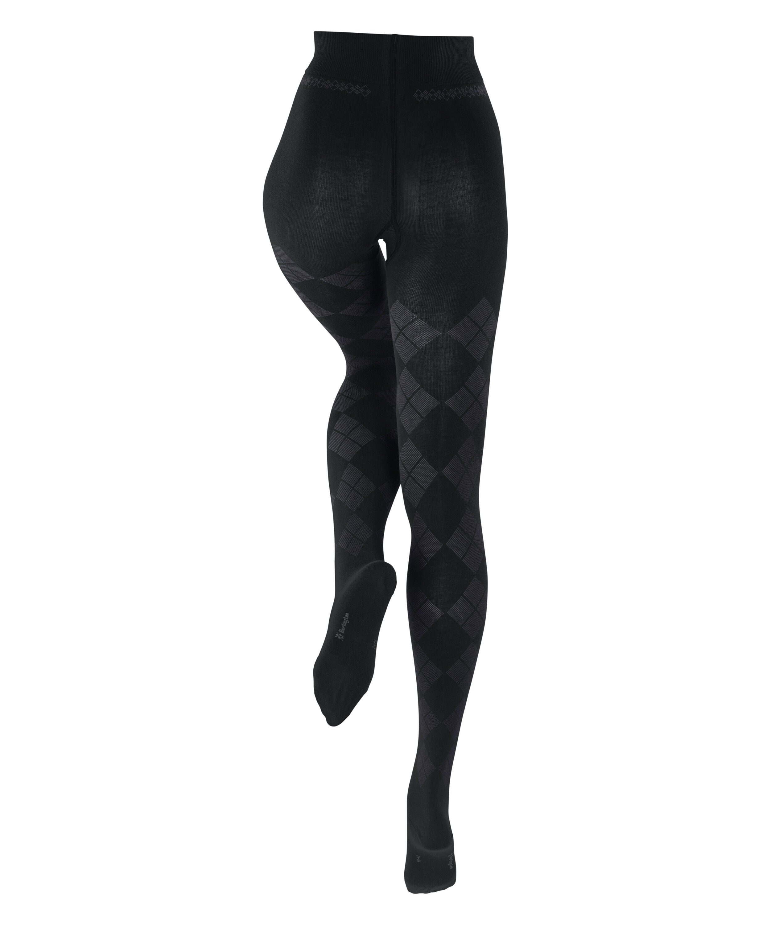 Burlington Strickstrumpfhose Burlington Elegant Essence Damen (1 St) mit Argyle-Muster – Bild 2 von 5