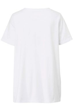 Angel of Style Rundhalsshirt T-Shirt Classic Fit Schrift Applikationen Rundhals