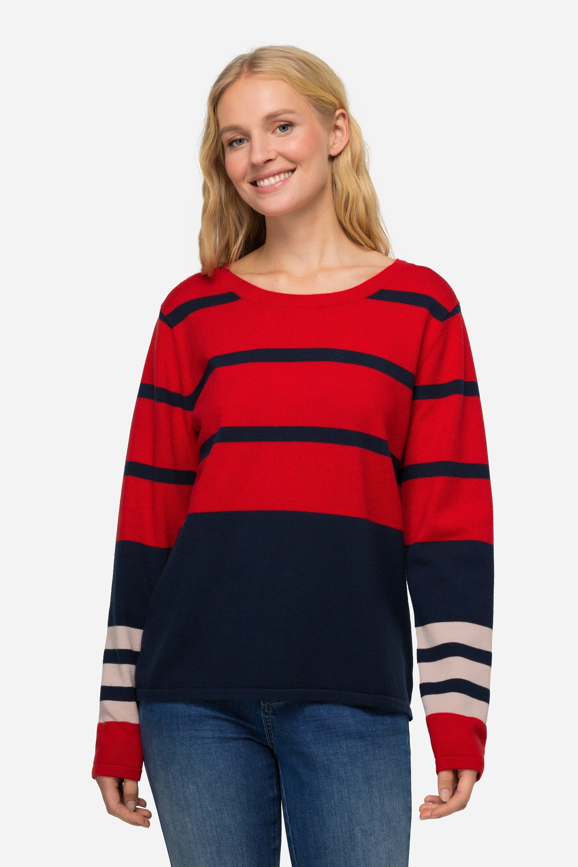 Strickpullover Pullover Ringelmix