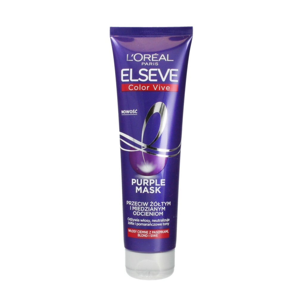 L'Oreal Deutschland Haarspülung Elseve Color-Vive Lila Maske gegen Gelb- und Kupfertöne