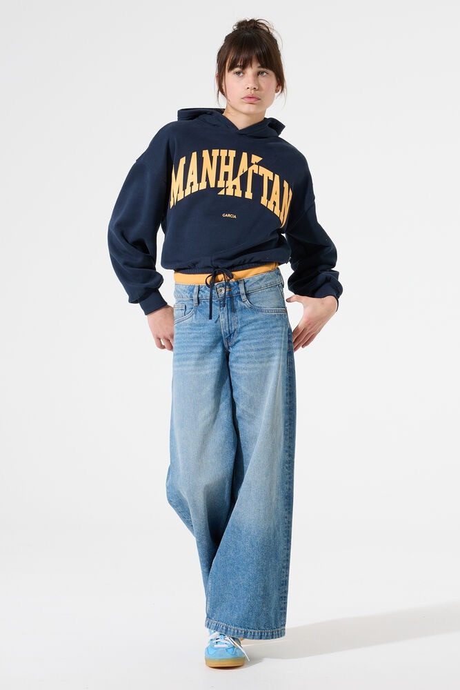 Garcia Kapuzensweatshirt Dunkelblauer Kapuzenpulli (H52460-6033) günstig online kaufen