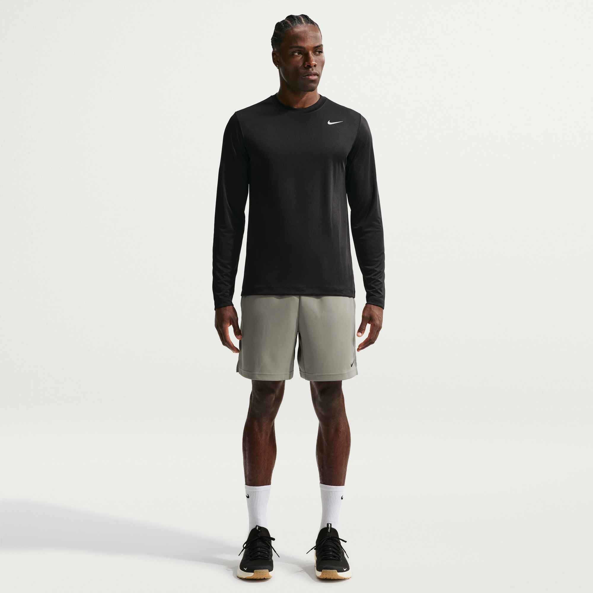 Nike Funktionsshirt M NK DF TEE STD LS FLEX atmungsaktives Funktionsshirt, schnell trocknend, normaler Schnitt