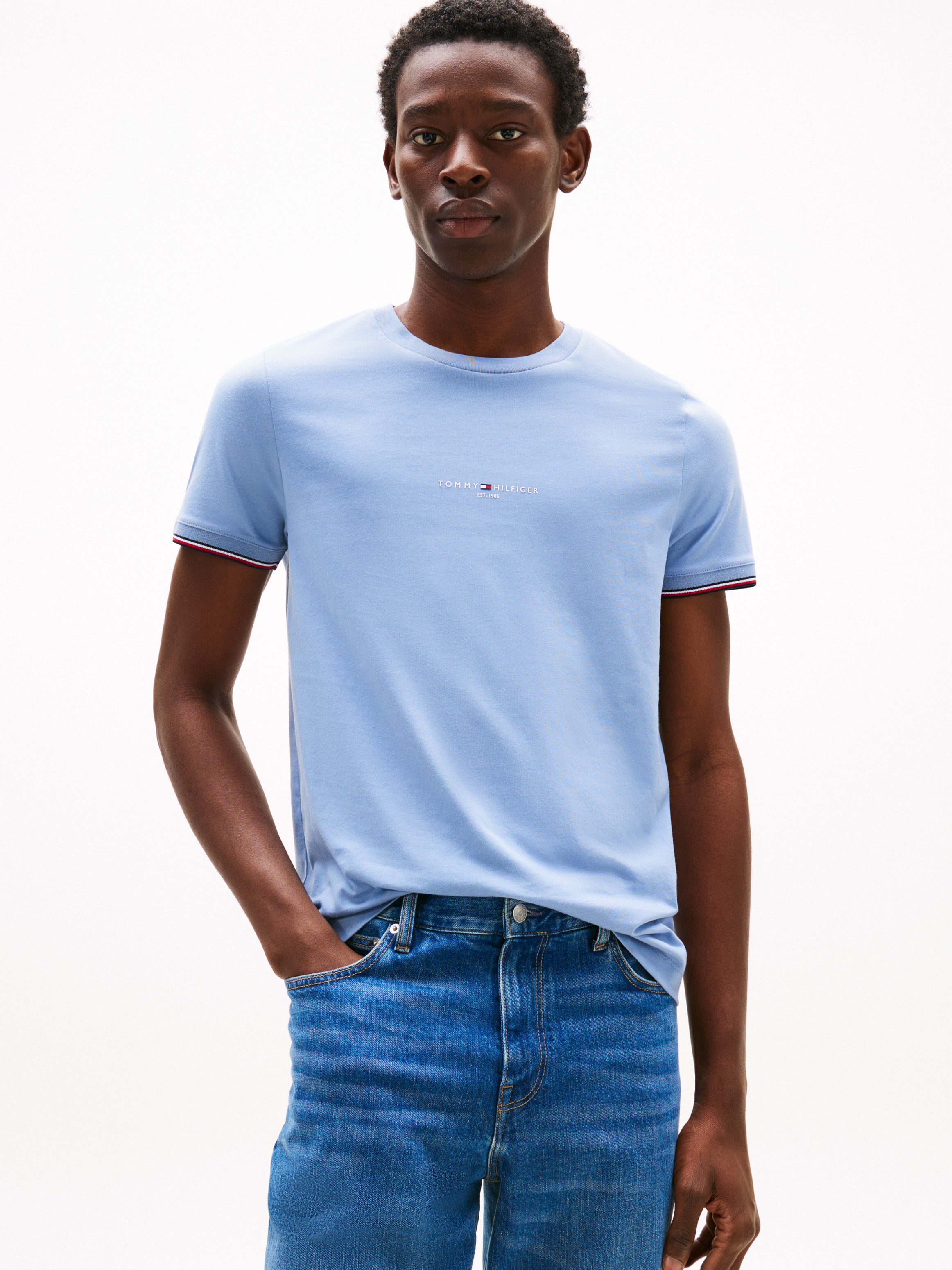 Tommy Hilfiger T-Shirt TOMMY LOGO TIPPED günstig online kaufen