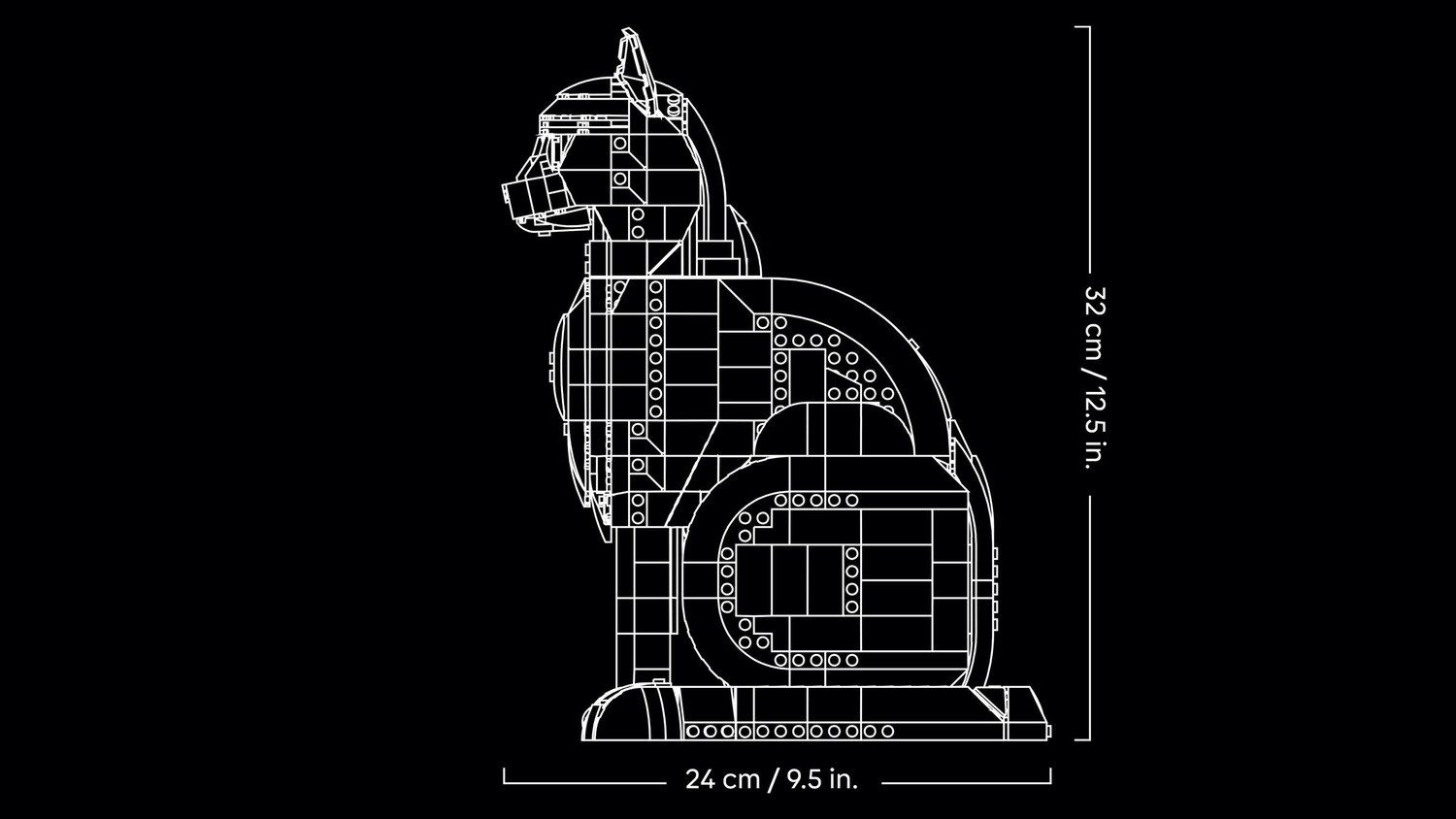 LEGO® Ideas 21376 Orangefarbene Katze Spielbausteine, (Set, 1755 St., Set)