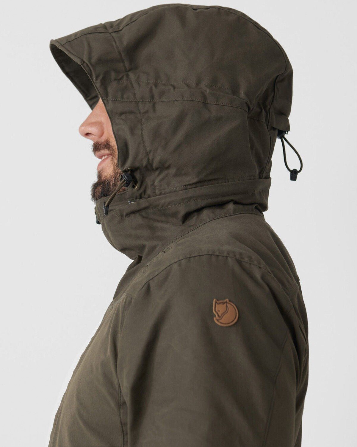 Funktionsjacke Fjällräven Dunkeloliv Hybrid Jacke Lappland