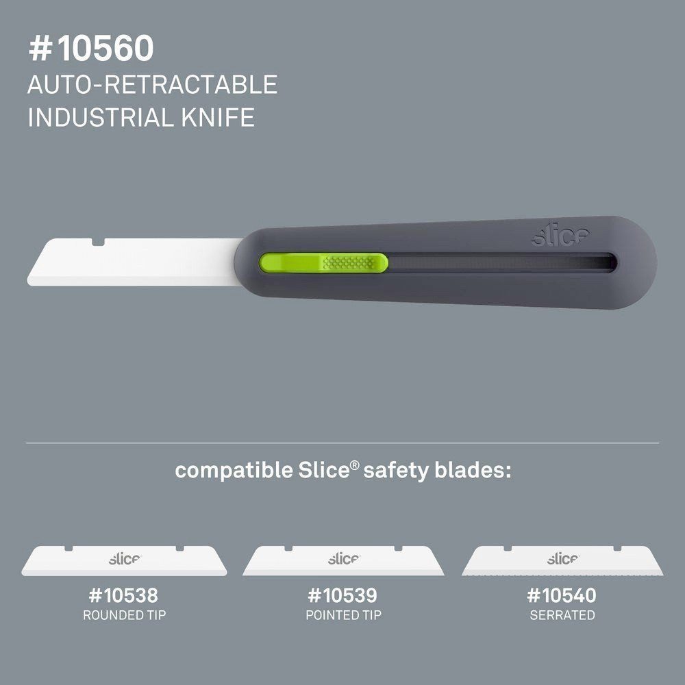 SLICE Cuttermesser Slice 10560 Industrie Cuttermesser automatisch mit keramischer Klinge