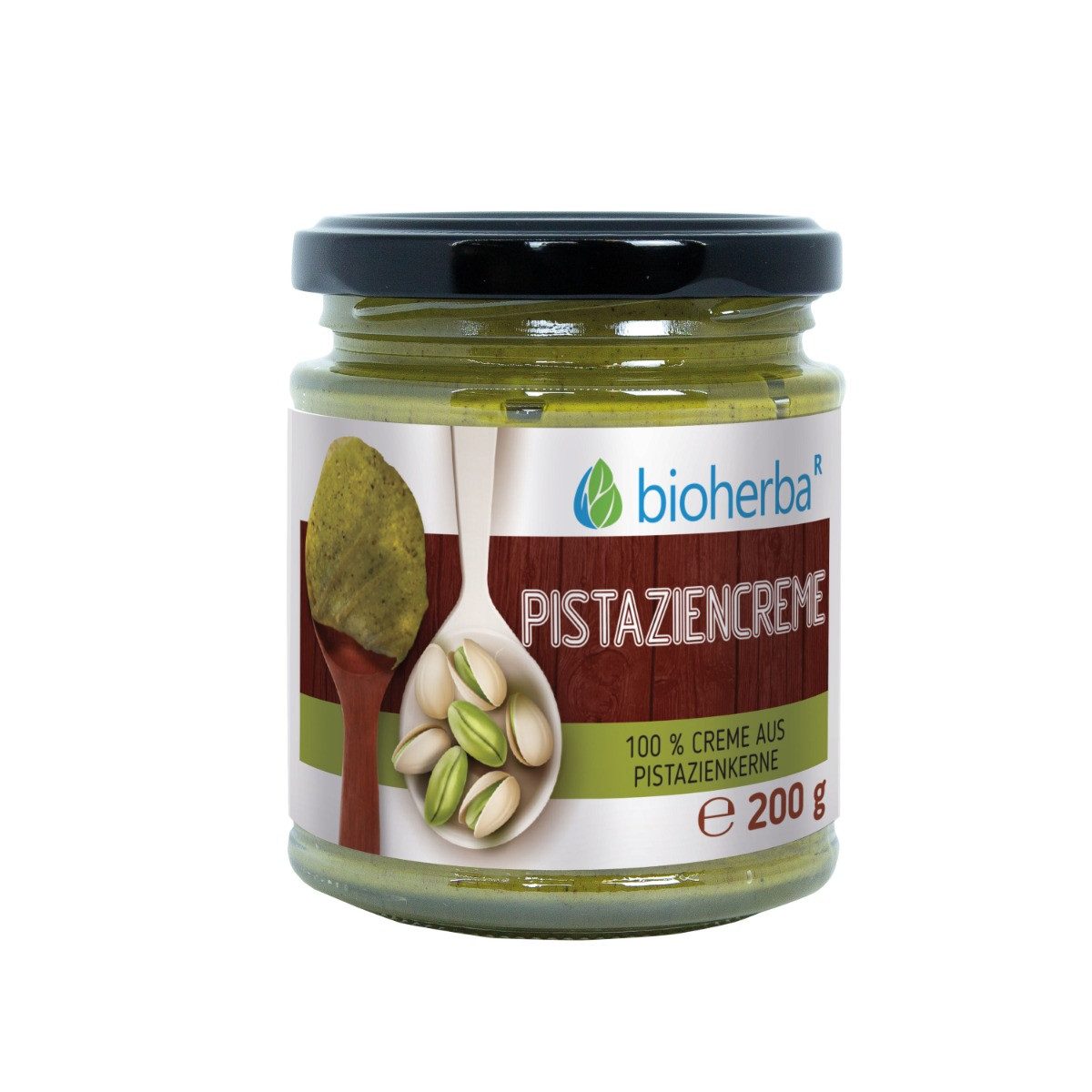 BIOHERBA R Bioherba Pistaziencreme 100 % Creme aus Pistazienkerne 200 g Nahrungsergänzungsmittel in Kapselform