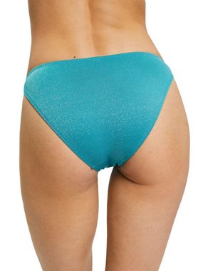 Esprit Bikini-Hose Glitzernde Bikinihose mit Knotendetail