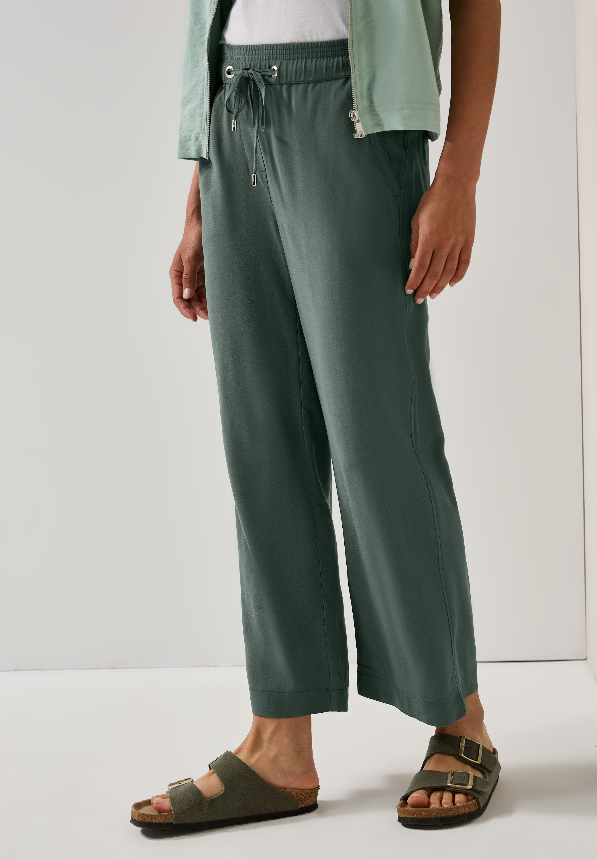 CECIL Stoffhose Style Neele Sommerhose mit elastischem Bund mit Tunnelzug günstig online kaufen