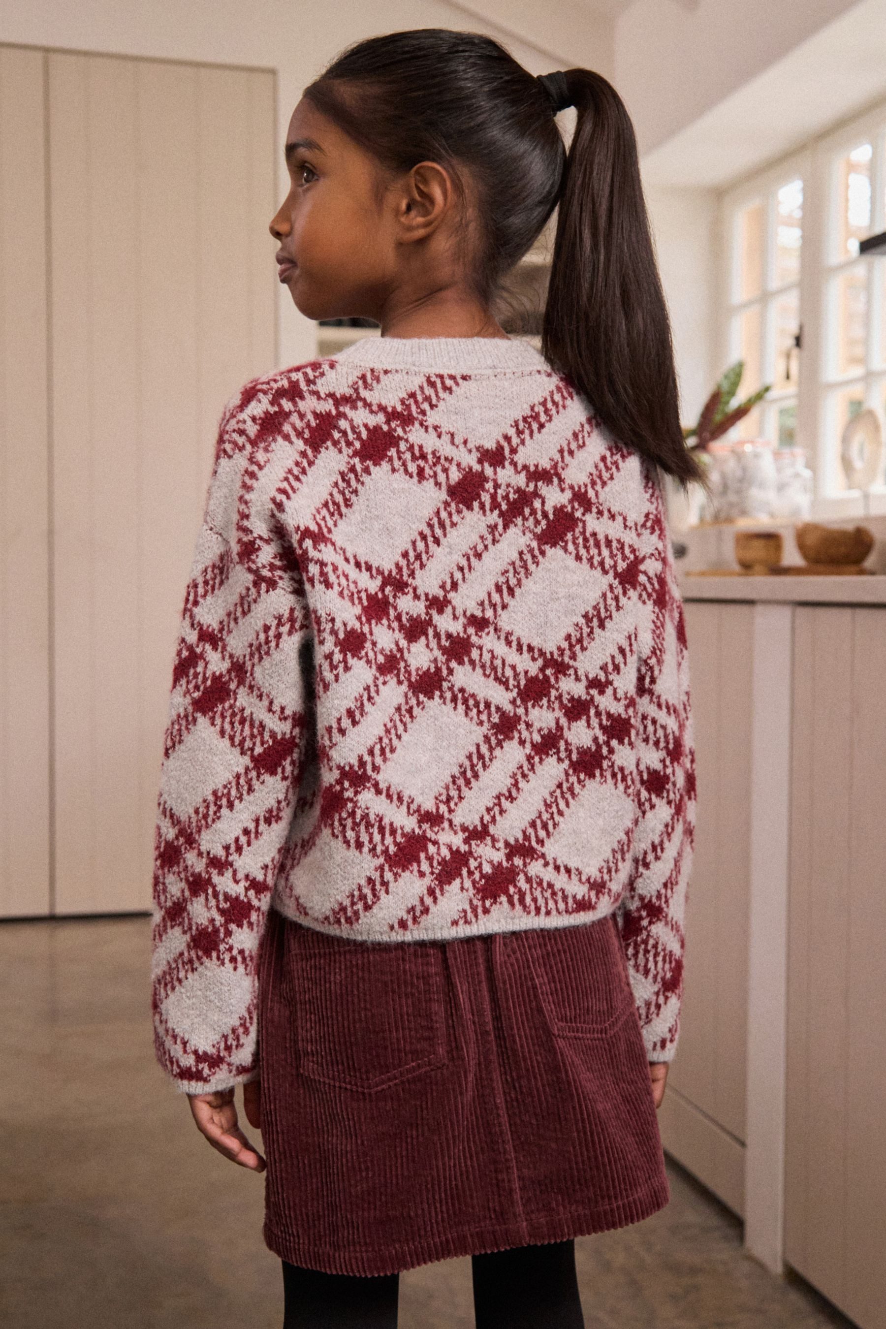 Next Strickpullover Pullover im Schottenkaro (1-tlg)